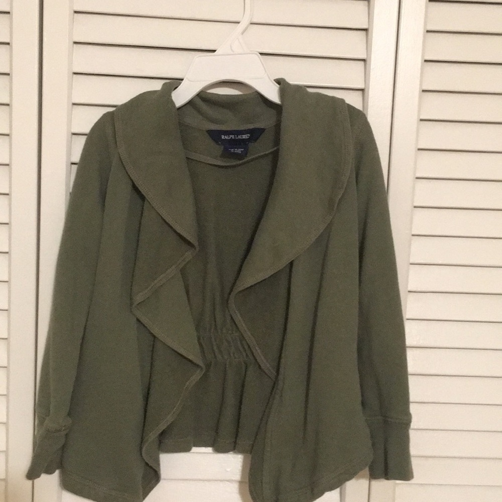 Ralph Lauren girls jacket Olive green